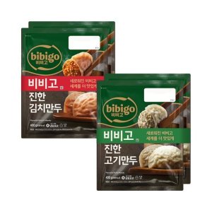 비비고 수제진한만두 고기+김치 세트