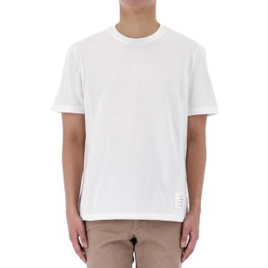 25SS 톰브라운 삼선 백 스트립 반팔 티셔츠 MJS056A 00050 100