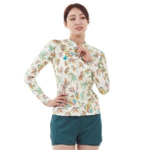 아레나 엘로이 레저 집업 래쉬가드 세트 A5BL1PS51IVY