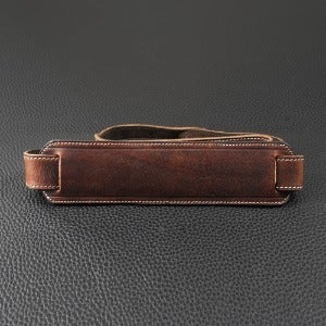 [Luigis] Neck Strap Genius (with Pad) Rally&Dark Brown