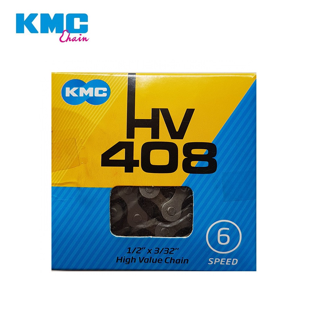 <b>KMC</b> 7단 자전거체인+체인링크 21단 <b>여성용</b> 접이식 일반 자전거 체인  1개  <b>KMC</b>-7단체인+체인링크
