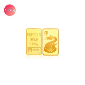 골드퀸즈 [골드퀸즈] 24K 순금 푸른 뱀 골드바 1.875g