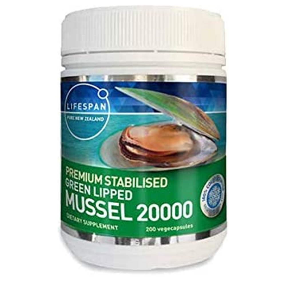 <b>Lifespan</b> Green lipped Mussel 20000mg 200정 2팩  2개