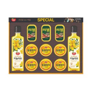 동원 스페셜 5호x5개(1BOX) 참치 햄 선물세트 쇼핑백 포함