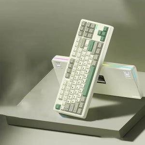 [핑크치즈축] RICCKS RS8 릭스 기계식 게이밍 키보드 텐키리스 87키 4000mAh ARGB