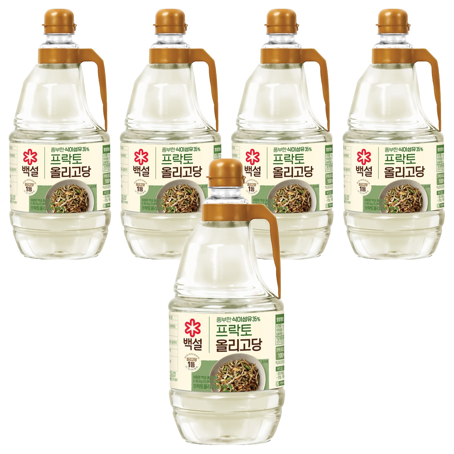 CJ제일제당 백설 <b>프락토 올리고당</b> 2.45kg  5개