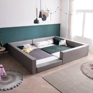 삼익가구 코지 벙커형 패밀리 침대 Q+SS(시리우스 65T 케미컬폼)