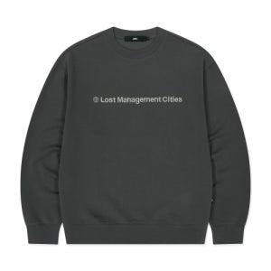 [엘엠씨] FN OG SWEATSHIRT charcoal 0LM46CSW111CRC