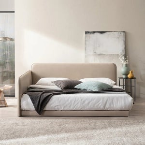 삼익가구 루시 슬림형 라지킹 저상형 침대(필로우탑 7존 독립 매트리스-LK)+가드1