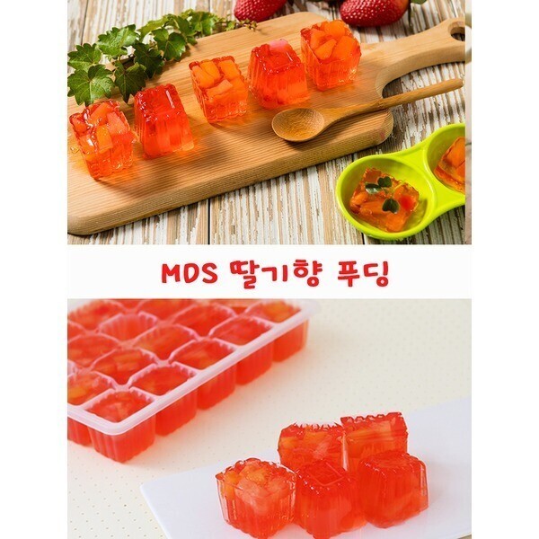샐러드미인 딸기향푸딩