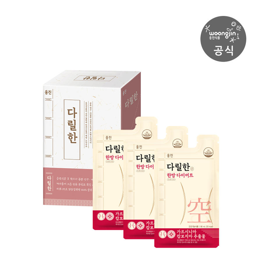 [체험팩] 다릴한 공 한방 <b>다이어트</b> 80mL 3포 (3일분)