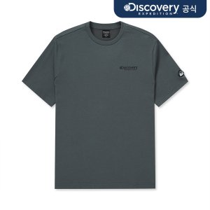 디스커버리 익스페디션 메인크루 아웃도어 비치 그래픽 티셔츠 (D/GREY)