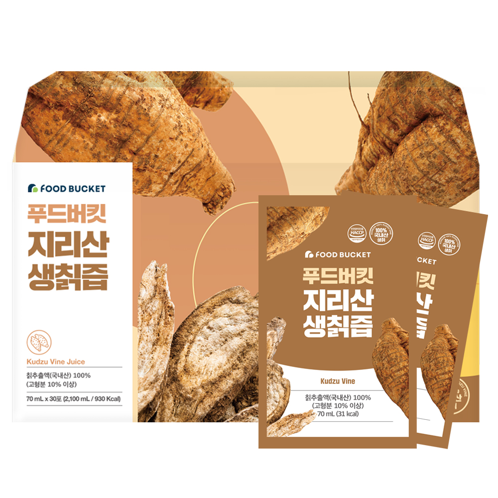 <b>푸드버킷</b> 지리산 생칡즙 70ml x 30포, 1개