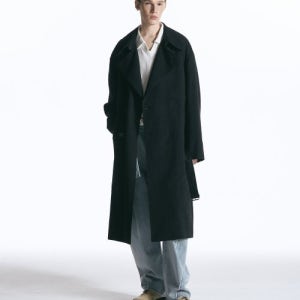 [인사일런스] 크리즈 울 트렌치 코트 BLACK IM2C2TR04BK