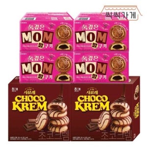 [씩씩가게] 속깊은 맘쿠키 108g x 4ea + 사브레 초코크렘 204g x 2ea