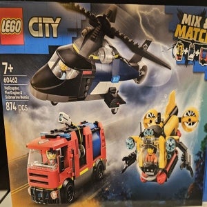 레고 60462 시티 헬리콥터, 소방트럭과 잠수함 리믹스