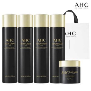 AHC 블랙캐비어 토너2+로션2+크림+(증정)쇼핑백