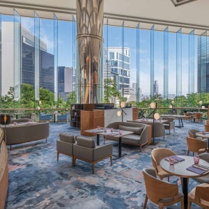 홍콩 JW 메리어트 호텔｜The Lounge｜뷔페 디너, 뷔페 애프터눈 티, 애프터눈 티