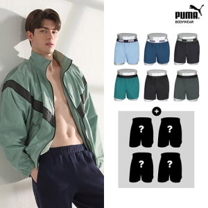 [푸마] 데일리 남성 코튼트렁크 6종+랜덤4종 패키지
