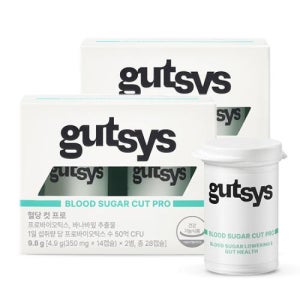대상웰라이프 gutsys 것시스 혈당 컷 프로 (350 mgx28캡슐)X2 /56일분 유산균 혈당케어 장케어 프로바이오틱스