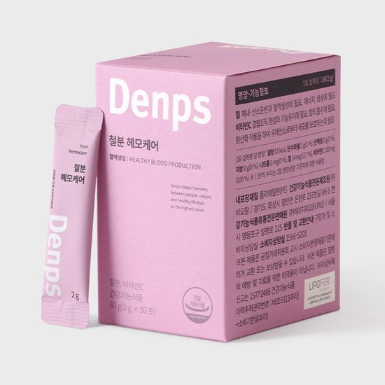 덴프스 철분 헤모케어 1/2/3박스 (1/2/3개월분)