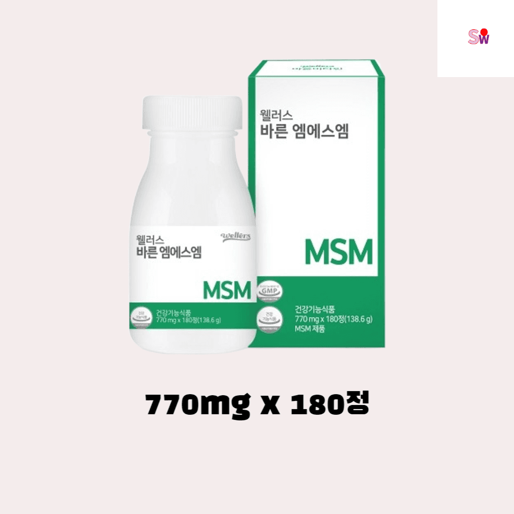 엠에스엠 관절 <b>연골</b> 뼈영양제 부보님 선물  180정  1개