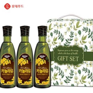 롯데 카놀라유 선물세트