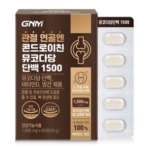 GNM 관절연골엔콘드로이친 뮤코다당단백 60정
