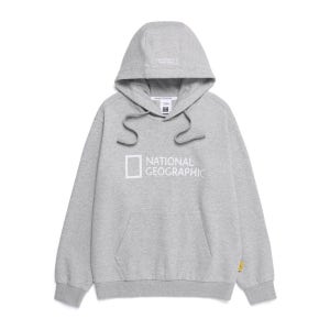내셔널지오그래픽 [무료교환&반품] N251UHD911 폴하스 빅로고 베이직핏 후드 M/GREY