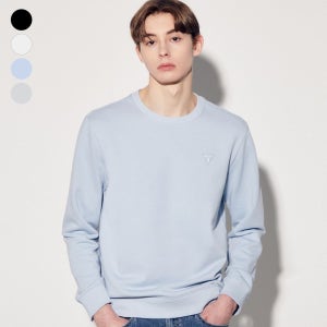 [롯데백화점] 게스 진 남성 슬림핏 탄탄쮸리 미니삼각 맨투맨 MP1K9442 LE1218540966