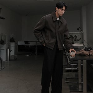 [wool] 에릭 인비저블 하프 코트