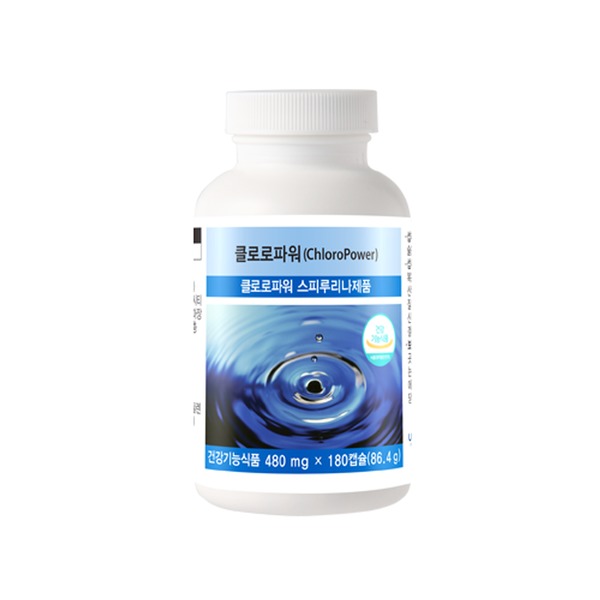 유니시티 클로로파워 스피루리나 480mg x 180캡슐, 3개