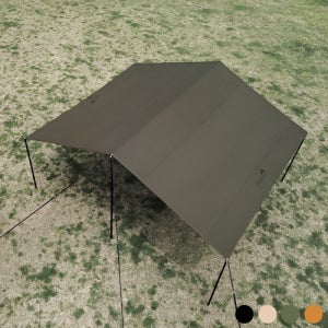 [홀리데이] 300D 국산 블랙코팅 대형 렉타 타프 스킨 4컬러 300D 렉타 타프 스킨