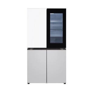 LG전자 LG 오브제 노크온 냉장고 870L T875MHR312 메탈 크림화이트 그레이