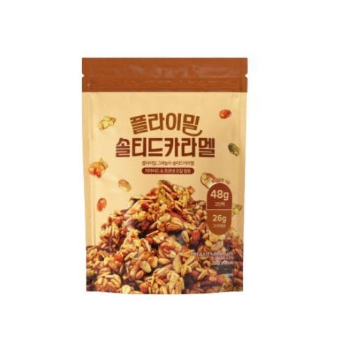 리빙라이프 플라이밀 그래놀라 솔티드카라멜