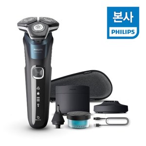 [본사] 필립스 SkinIQ 5000 시리즈 전기면도기 S5889/71 일렉트릭 블루 TV상품