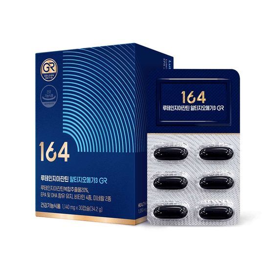 164 <b>루테인</b>지아잔틴 <b>알티지오메가</b>3 GR 30캡슐 (1개월분)