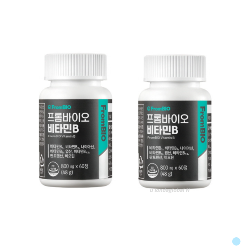 <b>프롬바이오</b> 비타민B <b>판토텐산</b> 비오틴 60정X2