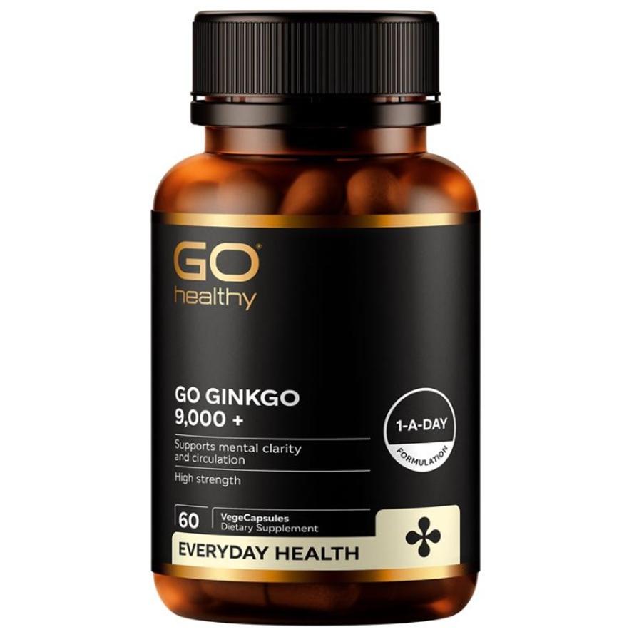 고헬시 징코 은행잎추출물 9000+ 60캡슐 건강한 뇌 기능과 말초<b>혈액순환</b>에 도움