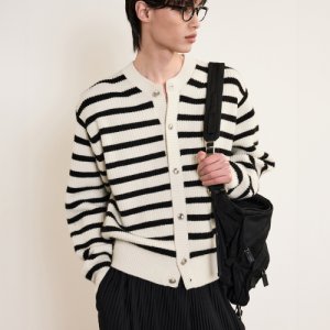 TNGT 티엔지티 Chunky Wool Knit Cardigan TNSW5E101IV