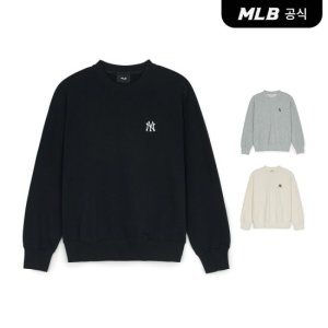 [MLB공식] 베이직 스몰로고 오버핏 맨투맨 (3 COLOR)