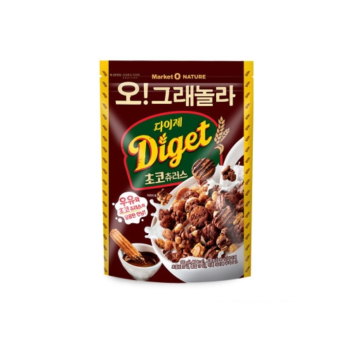 마켓오네이처 오!그래놀라 다이제 초코츄러스 제품 이미지
