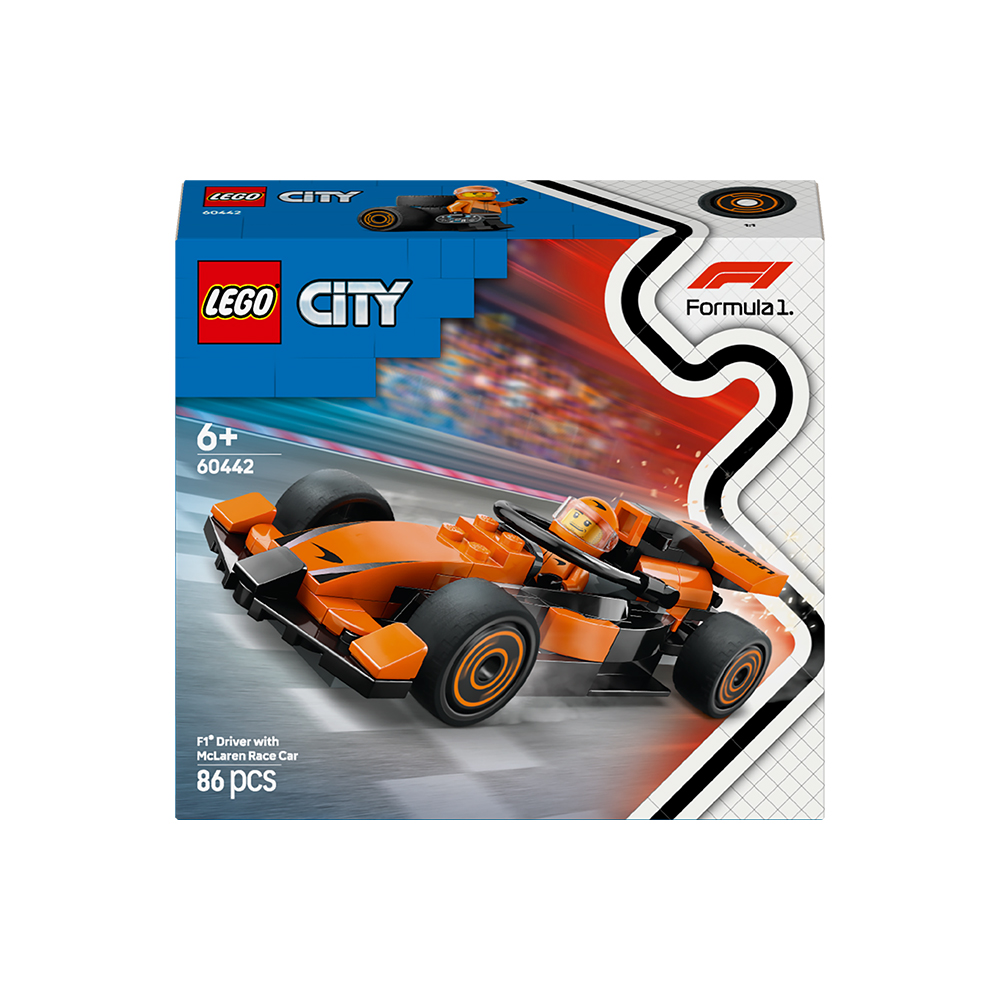 레고 시티 McLaren 레이스 카와 F1 드라이버 60442