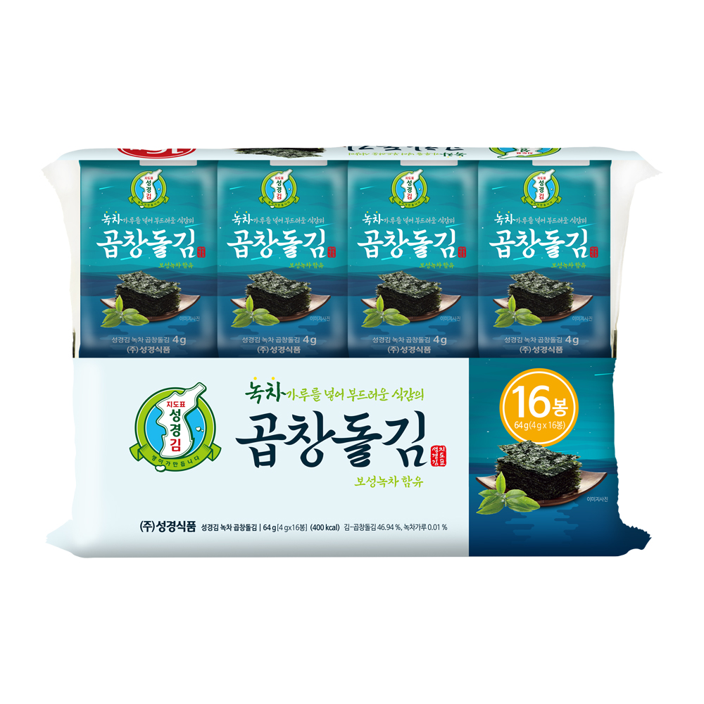 성경김 녹차 곱창돌김 성분 분석