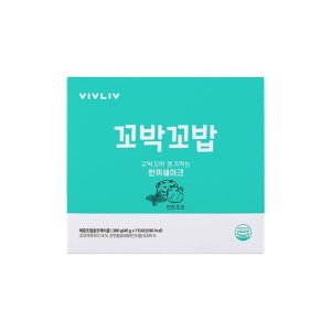 비브리브 꼬박꼬밥 민트초코맛 40g 7개입