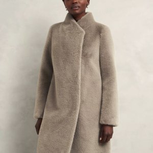 홉스 포우 퍼 코트 밍크 Tarini Faux Fur Coat, Mink 112665917