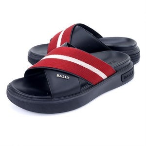 발리 메탈 로고 스트랩 슬리퍼 JAKE T I921 270066 1225180