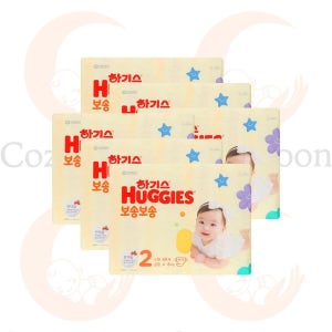 하기스 2024 보송보송 밴드형 2단계 공용 68매X6팩