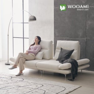 우아미가구 빈크 3.5인용 스윙 갤럭시 패브릭 소파