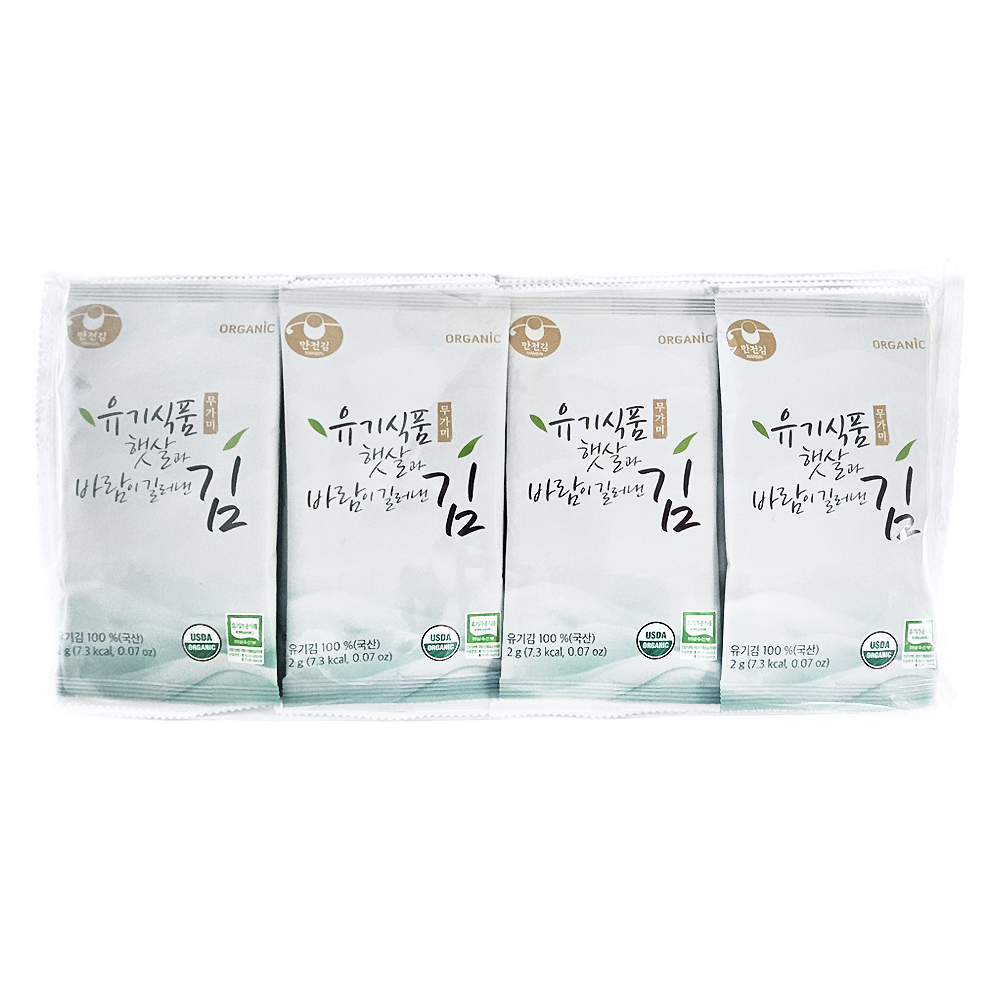 만전김 유기식품 무가미 햇살과 바람이 길러낸 김 성분 분석
